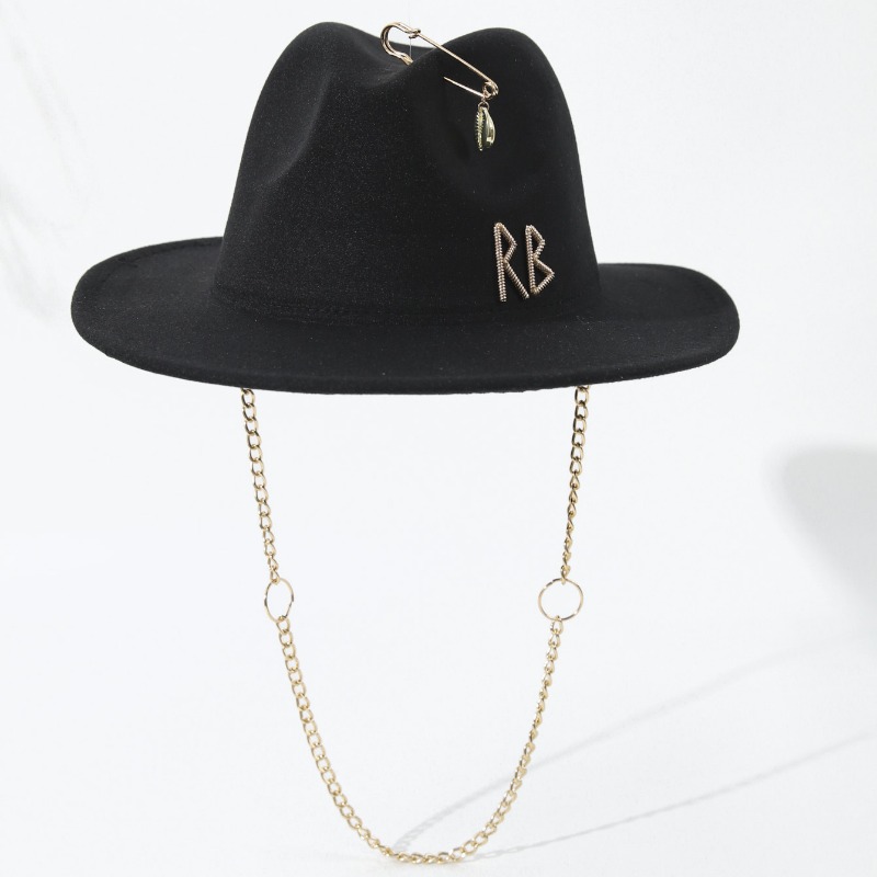 Fedora Hat Wool - レディース RBブランド ウールフェルト フェドラハット