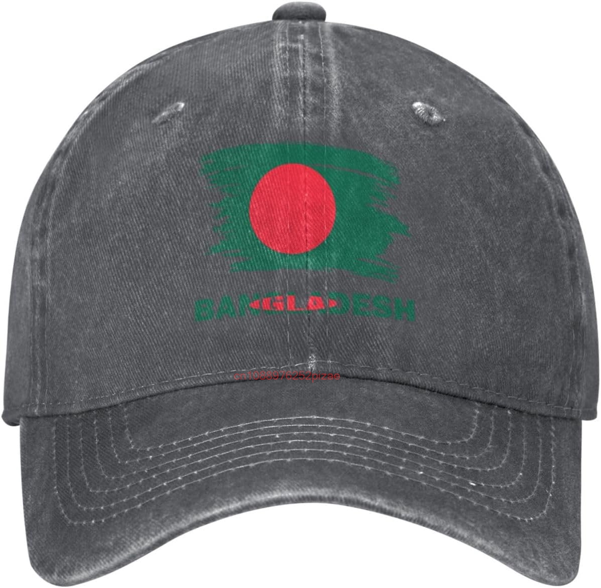 Dad Hat Cotton - ヴィンテージ バングラデシュ国旗 スタイリッシュ ウォッシュド デニム ベースボール