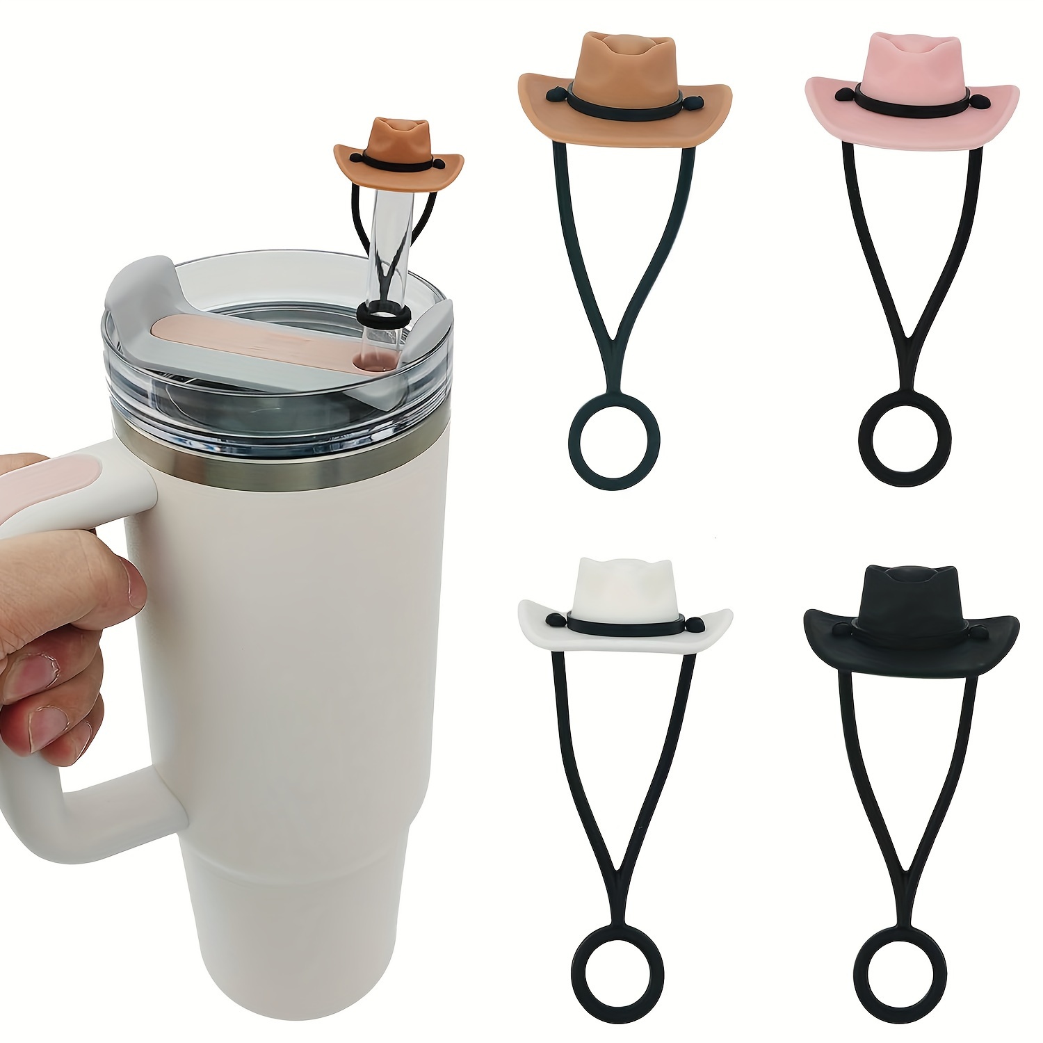 Cowboy Hat Straw - シリコーン カウボーイ ハット ストロー カバー キャップ