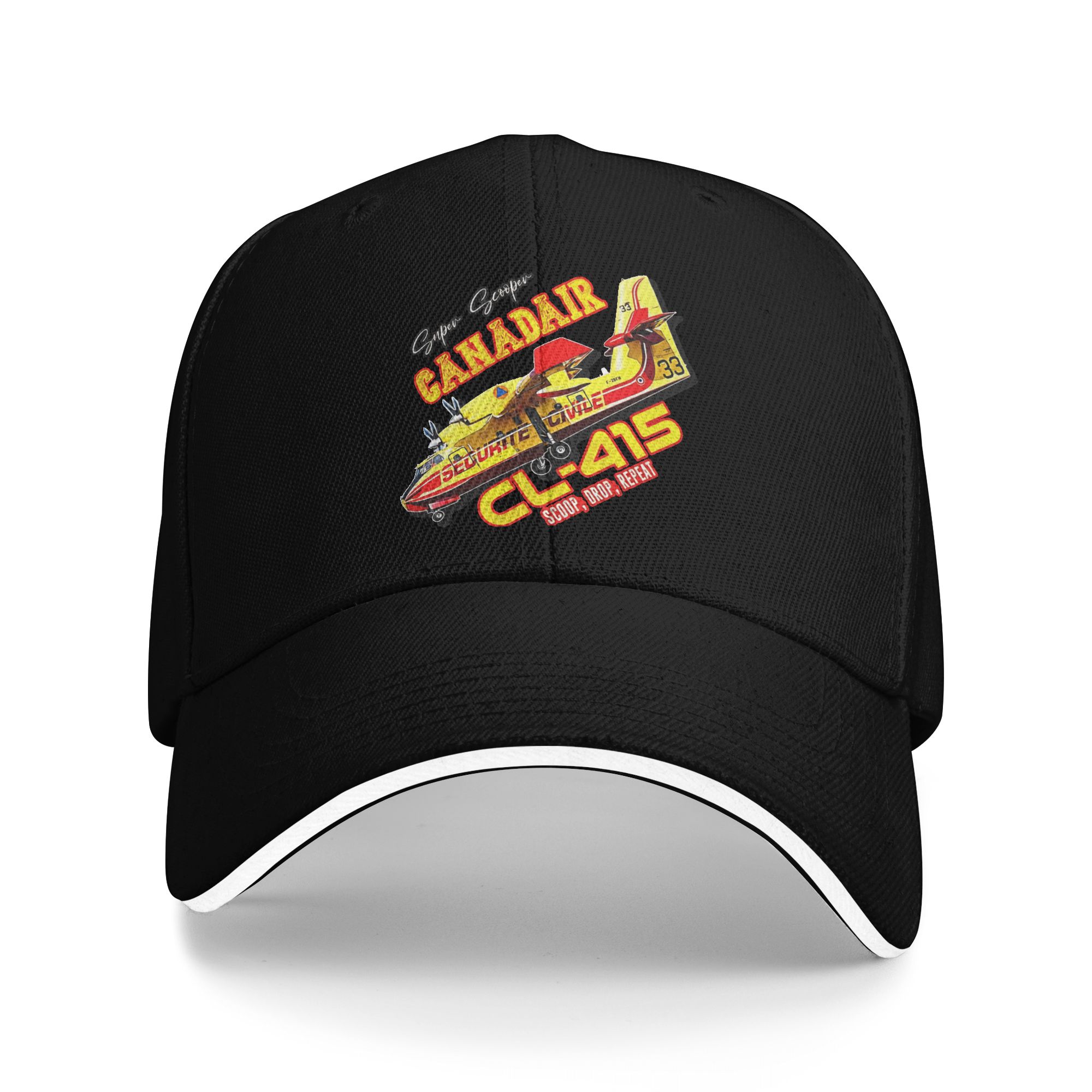 Golf Cap Dad - ユニセックス カナデア cl-415 スーパー スクーパー ファイアーボンバー航空機帽子