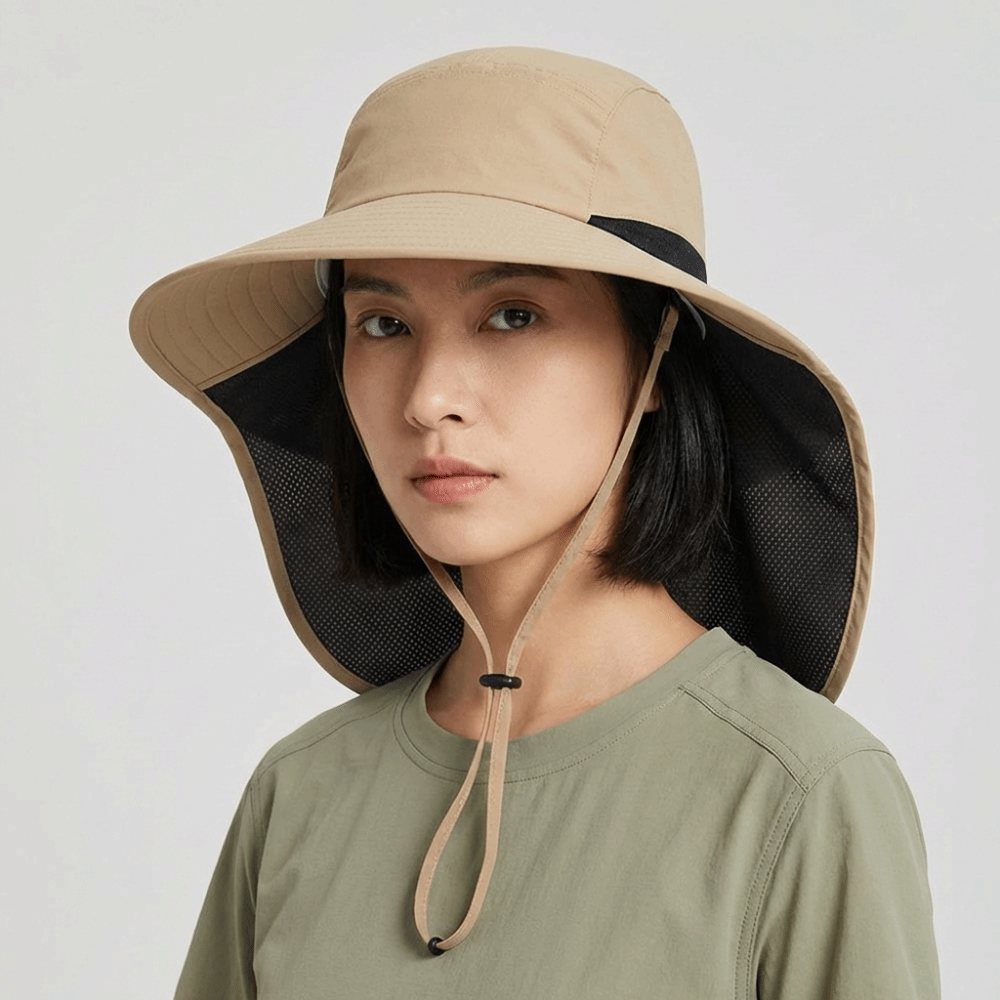 ファッションワイドブリムアウトドアサンハット調節可能なUV保 - Sun Hat Wide Brim のレビューと価格