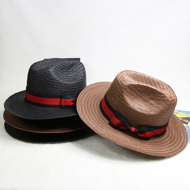 手織り麦わら帽子 ジャズ カウボーイ スタイル ビーチ 休暇 - Cowboy Hat Straw のレビューと価格