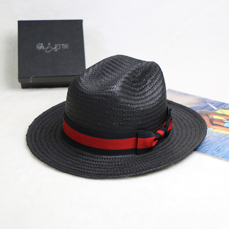 手織り麦わら帽子 ジャズ カウボーイ スタイル ビーチ 休暇 - Cowboy Hat Straw のレビューと価格