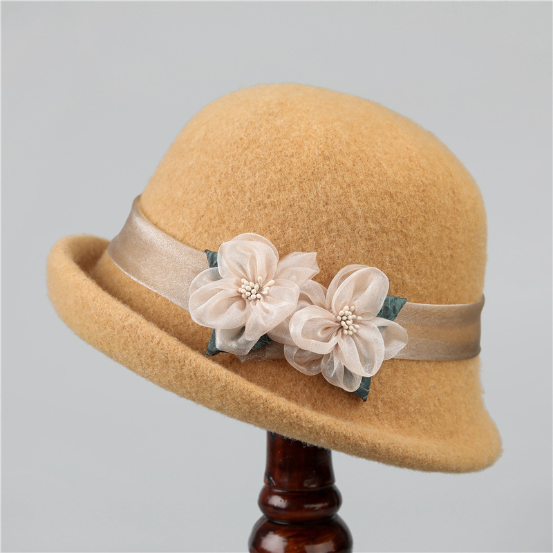 フレンチヴィンテージウールベレー帽 - 秋冬用ロールブリムフ - Beret French Wool のレビューと価格