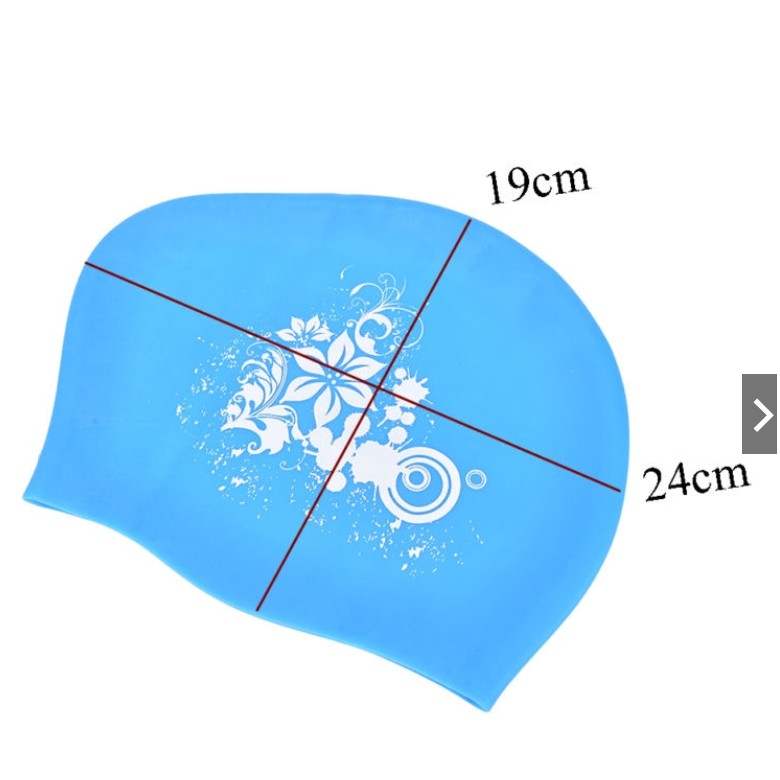 シリコーン水泳キャップロングヘア用女性の防水水泳キャップレデ - Swim Hat Silicone のレビューと価格