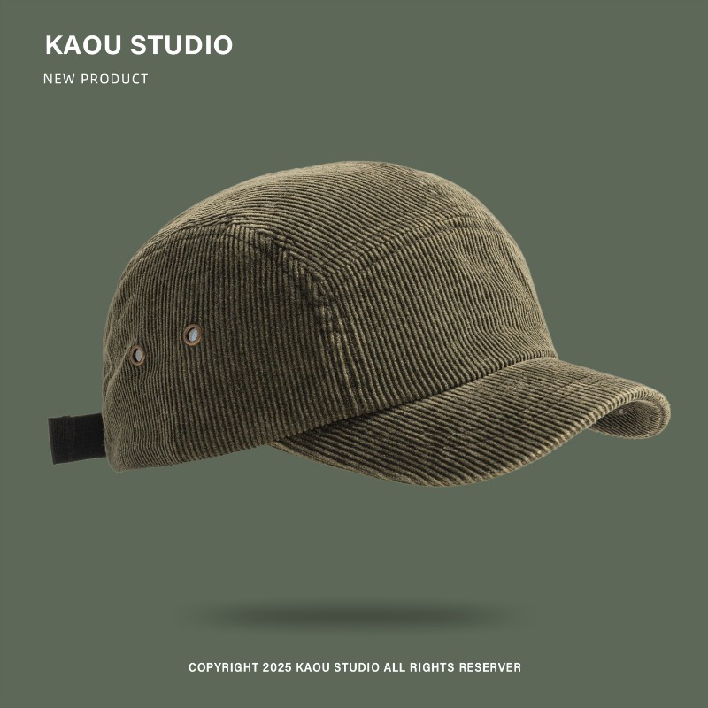 ユニセックス5パネルコーデュロイキャップ、無地野球帽、和風レ - Corduroy Cap 5 Panel のレビューと価格