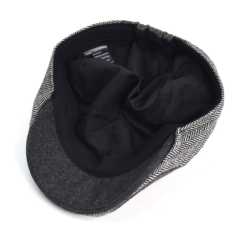 ハイエンドクラシックメンズパッチワークキャスケット帽子アイビ - Dad Hat Cotton のレビューと価格