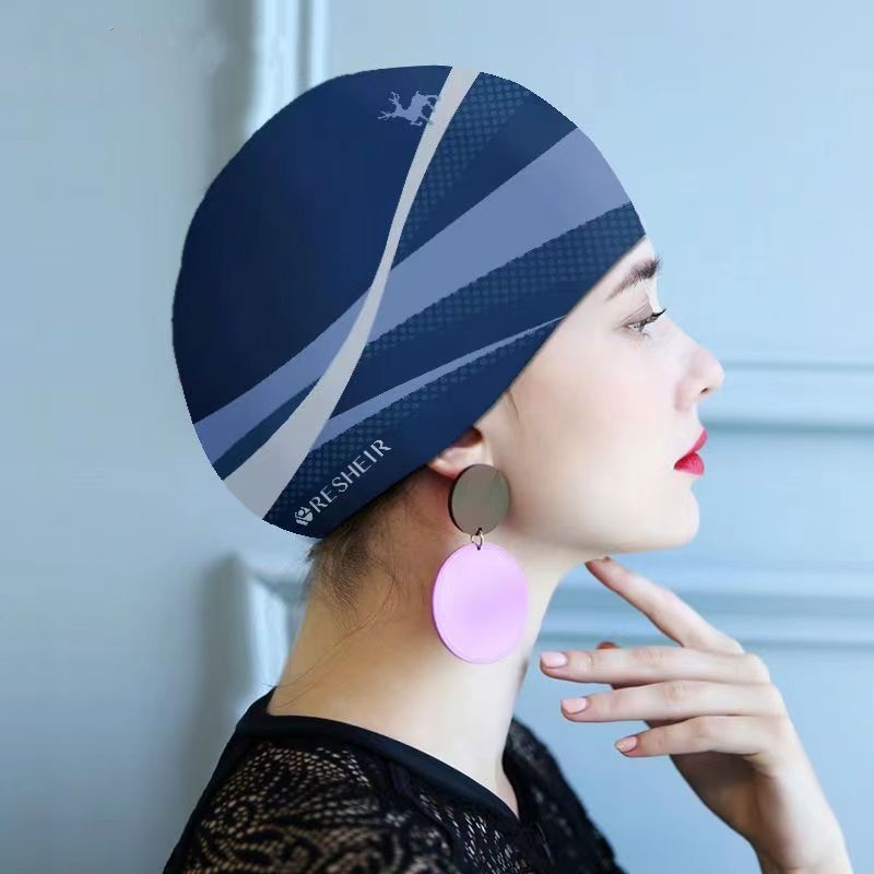 ファッションシリコーン水泳キャップ女性のための快適な防水水泳 - Swim Hat Silicone のレビューと価格