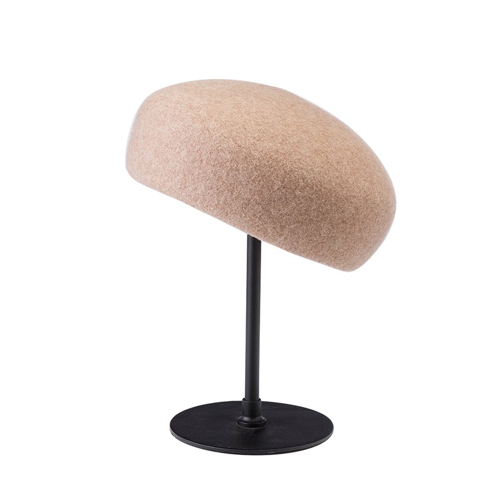 フランス風の新しいウールベレー帽、女性用フェルト冬帽子、おし - Beret French Wool のレビューと価格