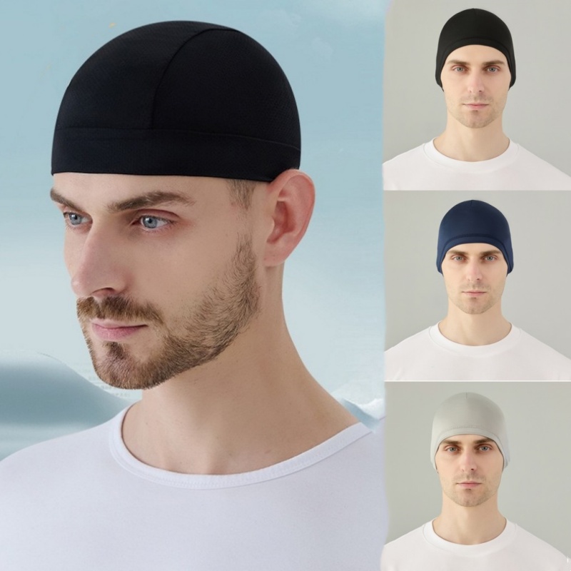 サイクリング・バイク用ヘルメットインナーライナー、ヘッドラッ - Skull Cap Helmet Liner のレビューと価格