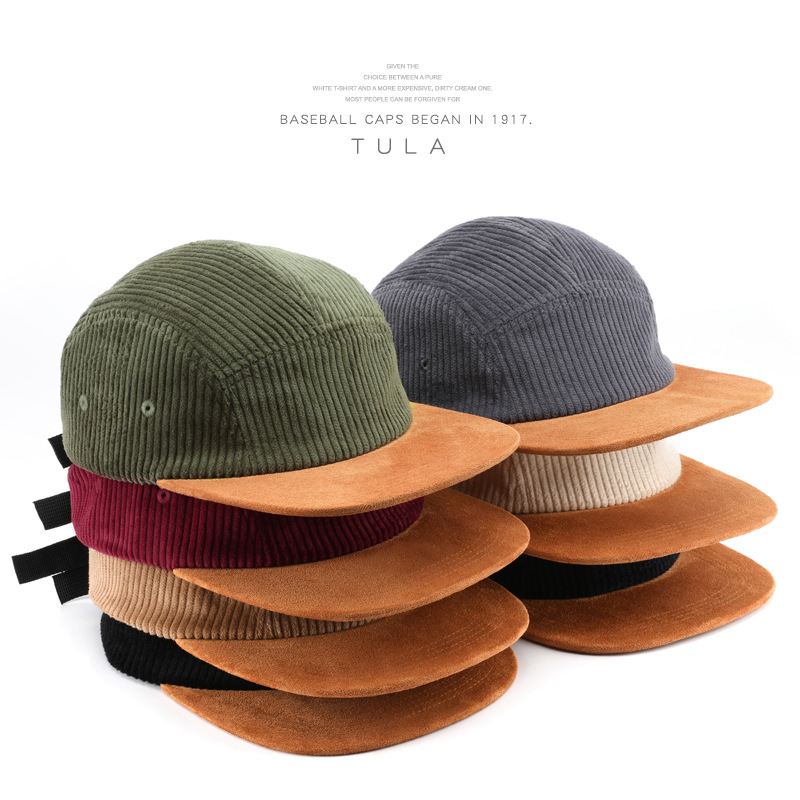 新作5パネルスプライシングコーデュロイベースボールキャップ、 - Corduroy Cap 5 Panel のレビューと価格