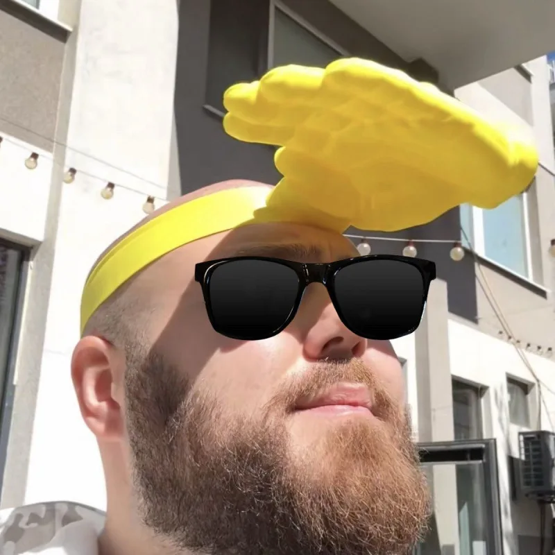 1/3 個ノベルティ 3D 手のひら型サンハット面白いユニセ - Visor Sun Hat のレビューと価格