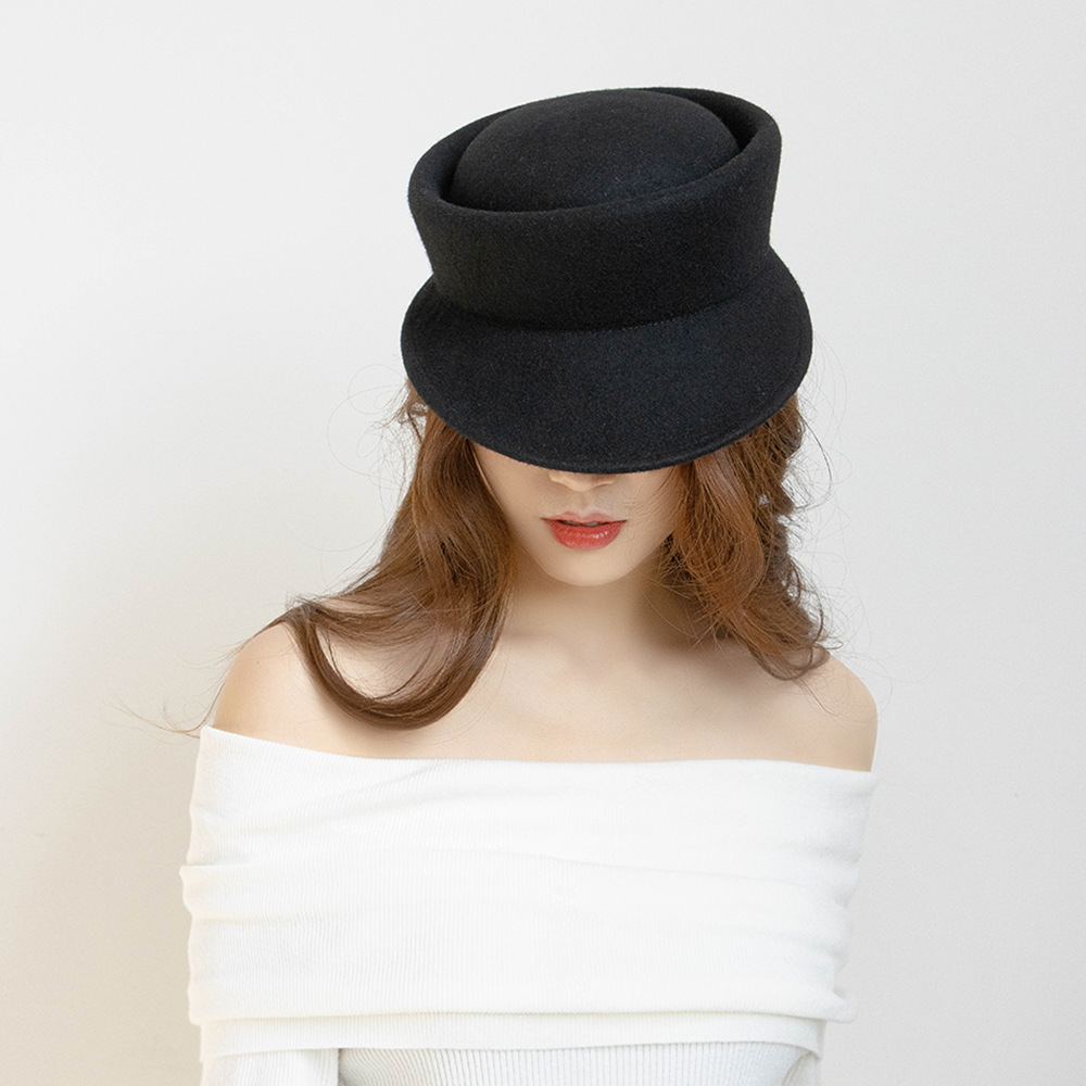 フレンチスタイルウールフェルトキャップファッションキャスケッ - Beret French Wool のレビューと価格
