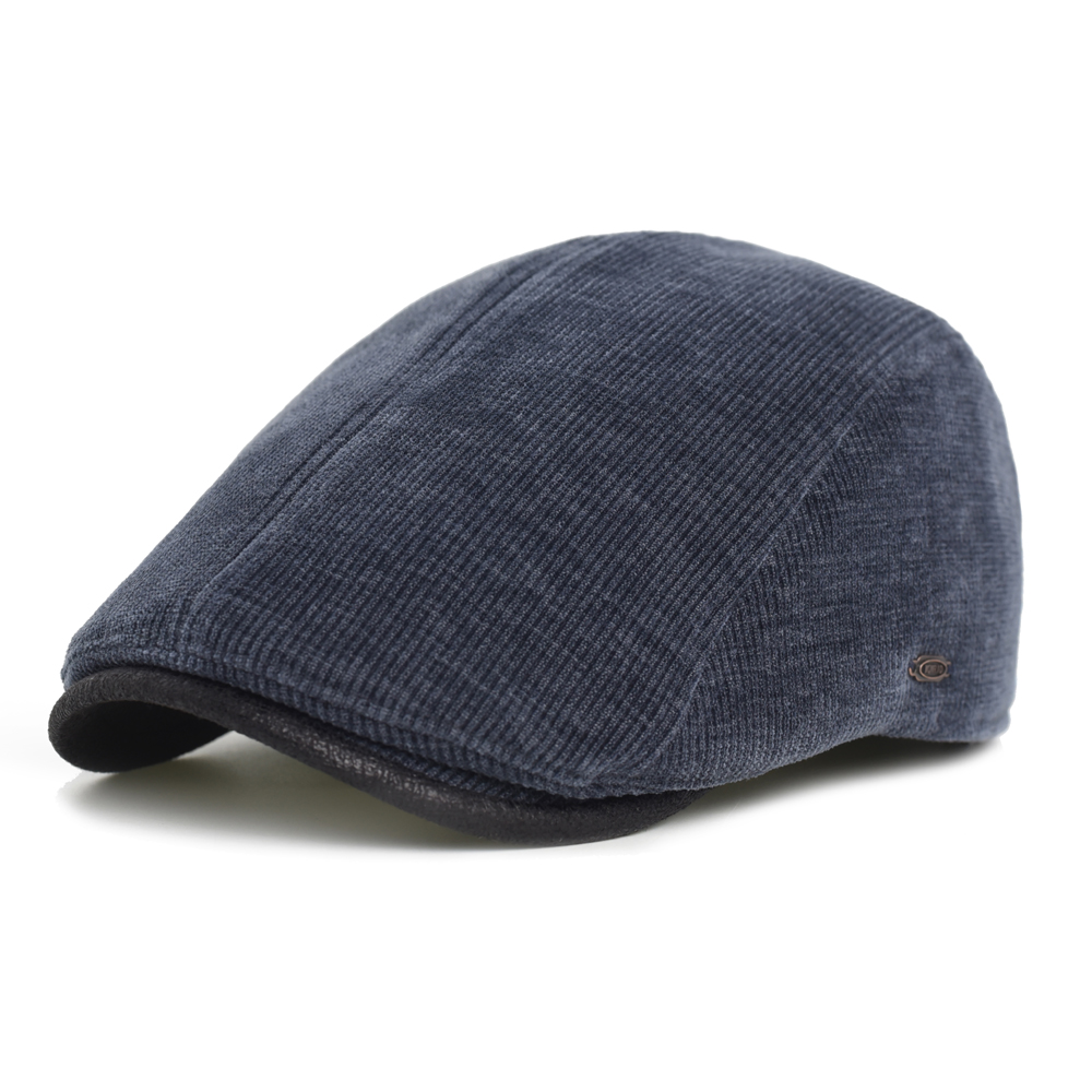キャスケット帽男性冬厚く暖かいヴィンテージヘリンボーンカジュ - Dad Hat Cotton のレビューと価格
