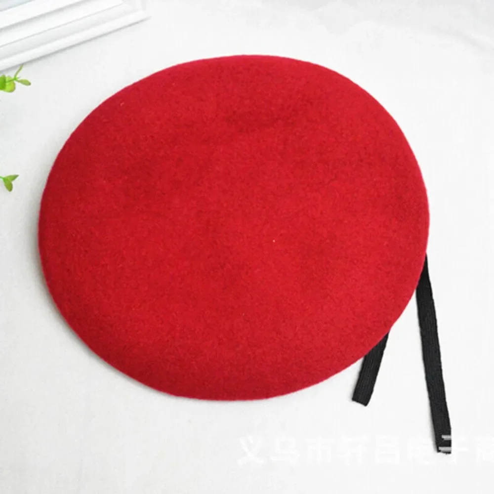 ユニセックスウールベレー帽,フレンチスタイル,兵士の帽子,ユ - Beret French Wool のレビューと価格